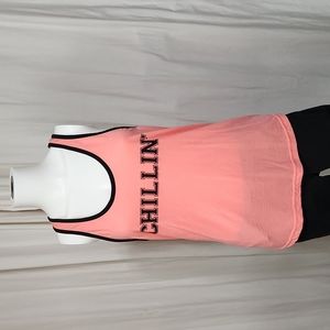 $5☃️No Boundaries Chillin' Razorback Tank XL